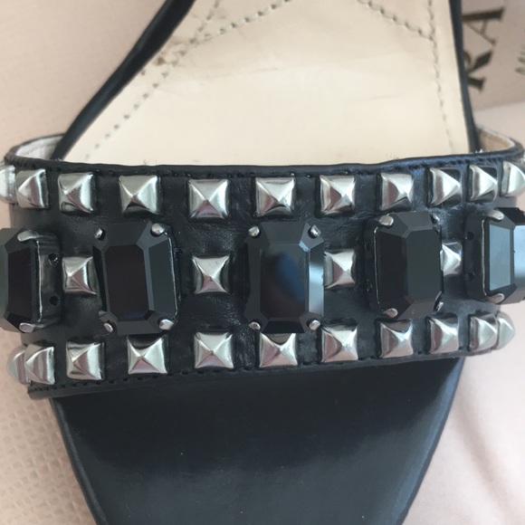 NEW:  Prada Stud Sandal - Picture 6 of 8